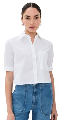 TWP Short Lived Button Down White M