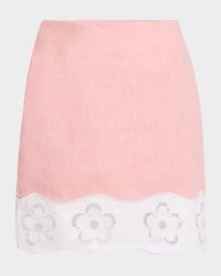 Margaux Linen Mini Skirt