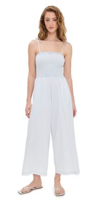 Splendid Indigo Stripe Jumpsuit Washed Indigo Stripe XS