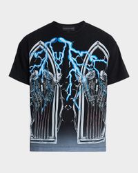 Men's Engine Jersey Graphic T-Shirt with Embroidery