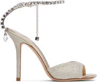 Jimmy Choo Sandales à talon Saeda 100 argentées