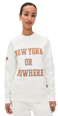 New York or Nowhere Knicks Classic Crewneck Off White 3XL