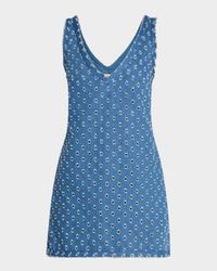 Emily Distressed Denim Mini Dress