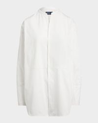 Silk-Bib Tuxedo Shirt