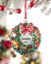 2025 Toy Wreath Christmas Ornament