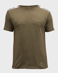 Men's Logo-Tape Crew T-Shirt