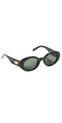 Le Specs Nouveau Vie Sunglasses Black One Size