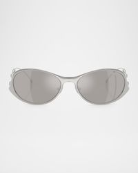 Men's DL1014 Oval Sunglasses