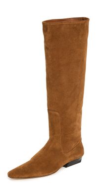 STAUD Wally Flat Boots Tan 40