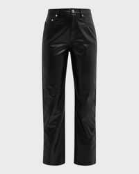 Vinni Faux-Leather Ankle Pants