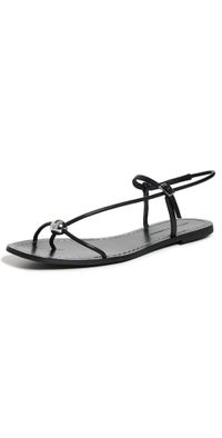 Loeffler Randall Lara Strappy Sandals Black 7.5