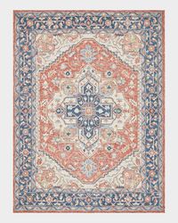 Richmond Serapi Hand-Tufted Red/Blue Rug, 8' x 10'