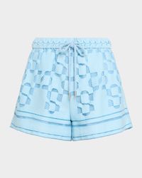 Hannah Logo Pull-On Shorts