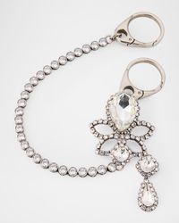 Chandelier Crystal & Cubic Zirconia Chain Bag Charm