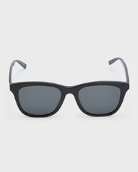 Logo Square Acetate Sunglasses