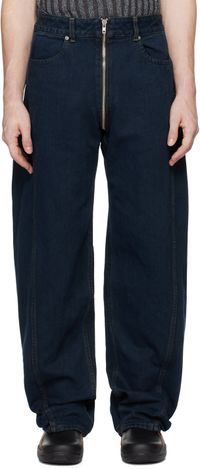 Eckhaus Latta Navy Goodtime Jeans