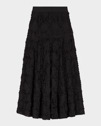 Josino Flower Tulle Maxi Skirt