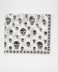 Classic Skull Silk Scarf