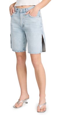 AGOLDE Vida High Rise Relaxed Straight Shorts Fragment 28