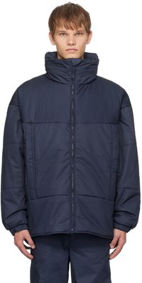 nanamica Navy Paneled Jacket