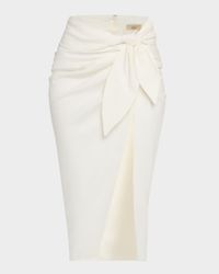 Dusk Tie-Front Midi Skirt
