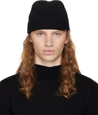 HYEIN SEO Black Logo Beanie