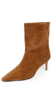 Alexandre Birman Malva Booties Espresso 37