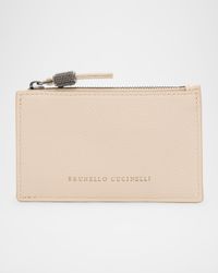 Monili Leather Zip Wallet