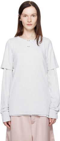 ABRA Gray Overlayered T-shirt