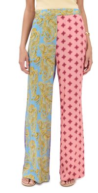 Donde Esteban Paisley Trousers Multi S