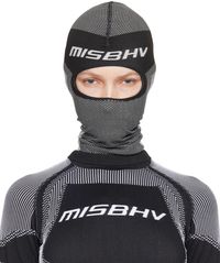MISBHV Black & White Seamless Ski Balaclava