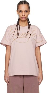 Moncler Pink S/S Logo T-shirt