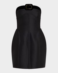 Strapless Sculpted Mini Dress