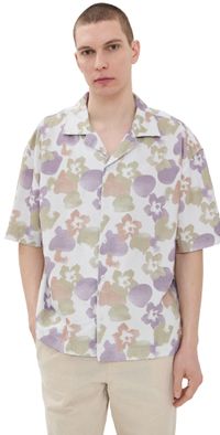 Rhythm Relaxed Floral Camo Short Sleeve Shirt Camo XL