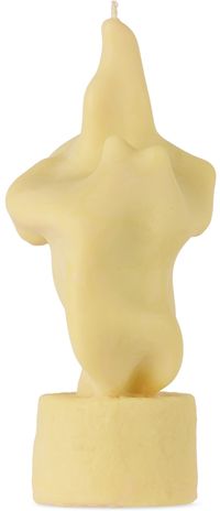 Post Objects SSENSE Exclusive Beige Flow 007 Candle