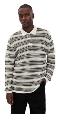 Wales Bonner Samuel Polo Ivory/Khaki XL