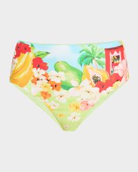Cuba High-Waist Bikini Bottoms