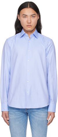 Boss Chemise bleue à col classique