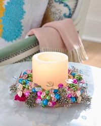 4" Vivid Charm Candle Wreath