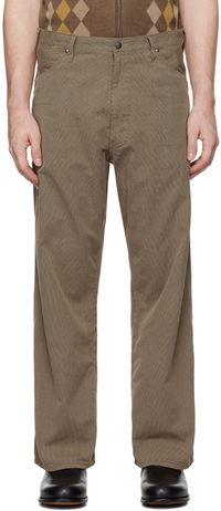 BEAMS PLUS Pantalon d'artiste peintre brun