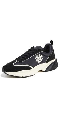 Tory Burch Good Luck Trainer Sneakers Perfect Black / New Ivory 4
