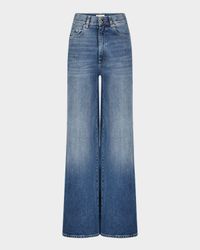 Hepburn Wide-Leg High-Rise Ankle Jeans