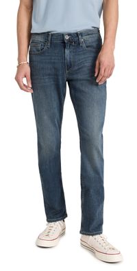 PAIGE Federal Transcend Slim Straight Jeans Birch 33