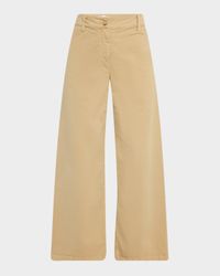 Megan Brushed Stretch Wide Leg Pants