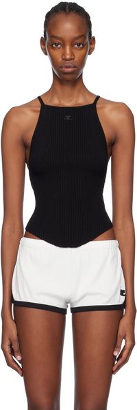 Courrèges Black Holistic Tank Top