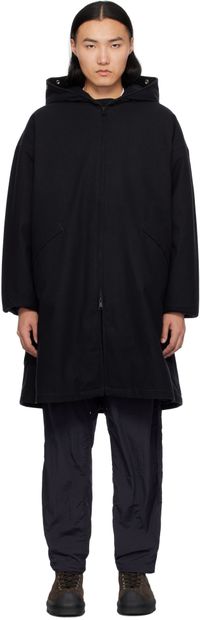 nanamica Manteau Cadet bleu marine en GORE-TEX® de laine rembourré en duvet