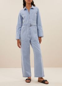By Bar - Combinaison en coton - Taille XL - Bleu