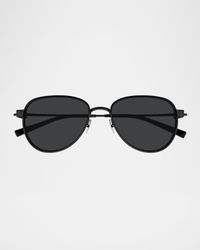 Men's SL 772 Metal Aviator Sunglasses