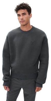 AMI Big ADC Sweatshirt Anthracite L