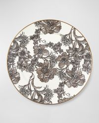 Sterling English Garden Enamel Charger Plate